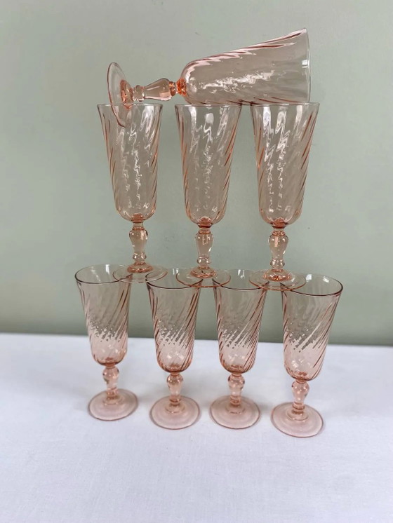 8 flûte vintage Rosaline – Bicchieri e caraffe (photo 2 of 7)