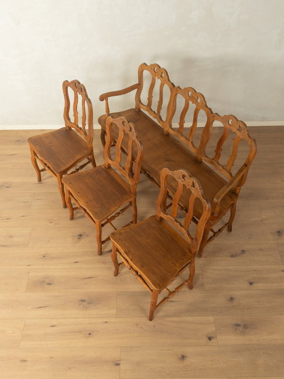 Conjunto de asientos antiguos – Bancos, Wood (photo 12 of 13)