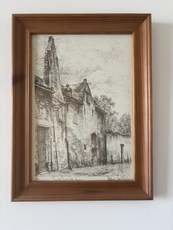 Image 1 of 6 Etsen van Kunstenaar Albert Goethals 