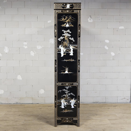 Image 1 of Vetrinetta cinese d'epoca / vetrinetta asiatica / cineseria / vetrinetta orientale / vetrinetta / vetrinetta bohémien