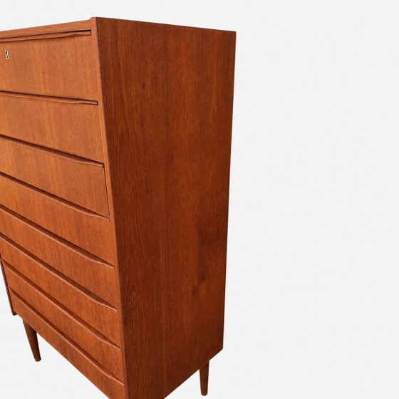 Vintage tall boy chest of drawers – Wood (photo 5 of 6)