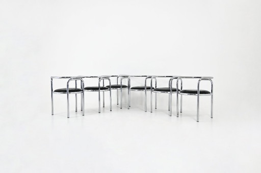 "Locus Solus" Chairs by Gae Aulenti for Poltronova, 1960s, set of 6