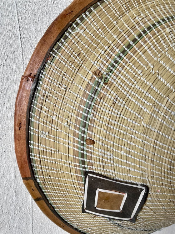 Duo de chapeaux traditionnels Peuls (Tingandé), Afrique de l'Ouest – Décorations murales, Rattan (photo 8 of 16)