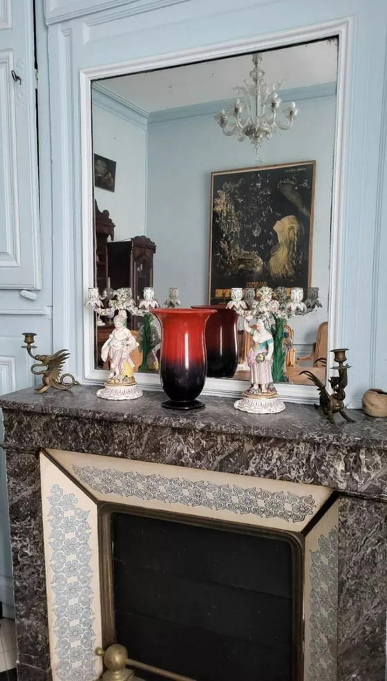 Image 1 of Vase Verrerie Saint Prex Suisse Art Déco 1930's