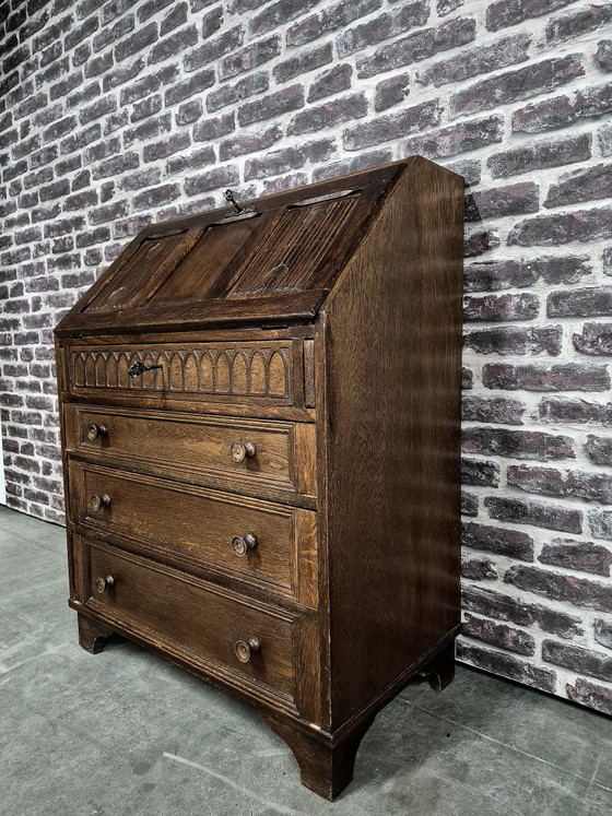 Secretaire / Desk / Chest of drawers – Wood (photo 2 of 7)