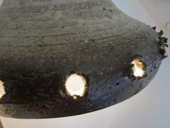 Vintage Danish ceramic pendant lamp from the 1970s (photo 12 of 17)