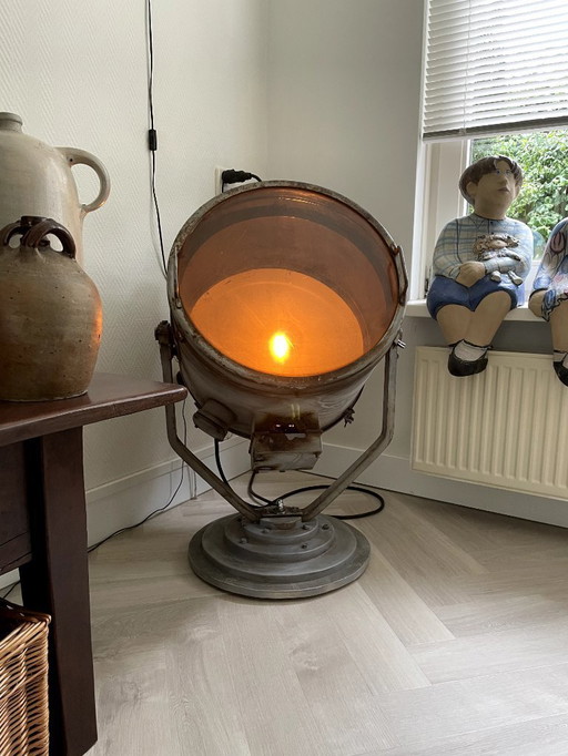 Lámpara de pie, reflector marítimo, industrial