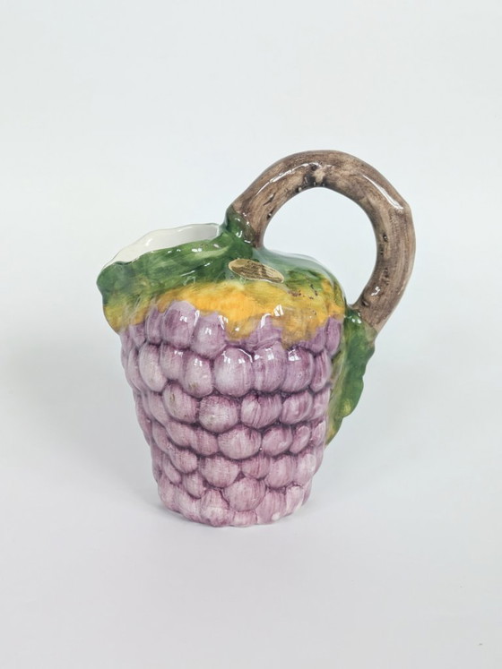 Image 1 of Brocca per uva in maiolica Ceramiche di Bassano — Italia — Vintage