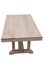 Vintage French Trestle Farmhouse Dining Table in Oak by Master Cabinetmakers Postaire, 1940s (photo 7 of 10)