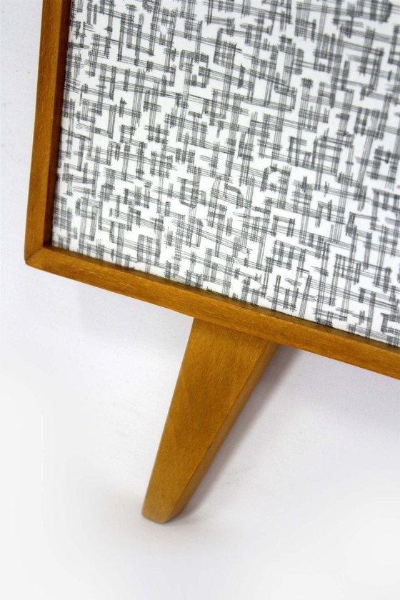 Image 1 of Restored Vintage Geometric Coat Rack from Drevokov Blatna, 1972