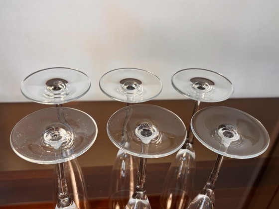 Image 1 of Baccarat Dom Perignon crystal Flutes Baccarat 6p. 