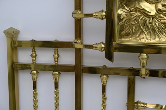 Image 1 of Letto matrimoniale in ottone in stile liberty, inizio '900