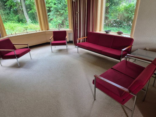 Gispen komplettes Wohnzimmer-Set: 2 Sofas + 2 Sessel (aus dem Jahr 1968)