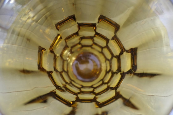 Image 1 of Vaso in vetro Art Déco color ambra