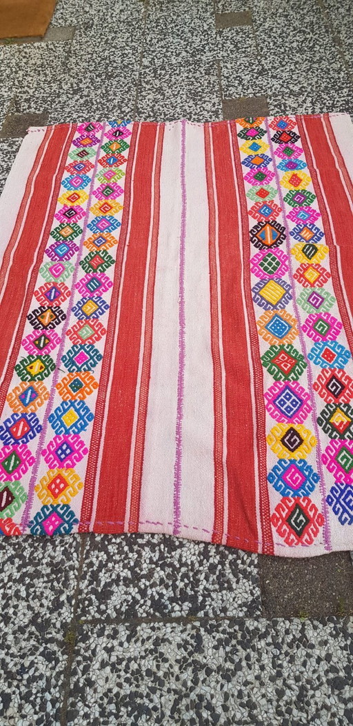 Kilim turco tejido a mano 183x143cm