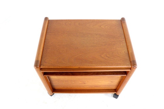 Aksel Kjersgaard trolley side cabinet model 309 vintage Danish, Storage cabinet, Wood, Brown (photo 17 of 17)