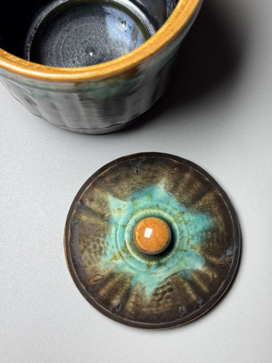 Image 1 of Thulin Art Déco Barattolo con coperchio / Portagioie Belgio, ca. 1930