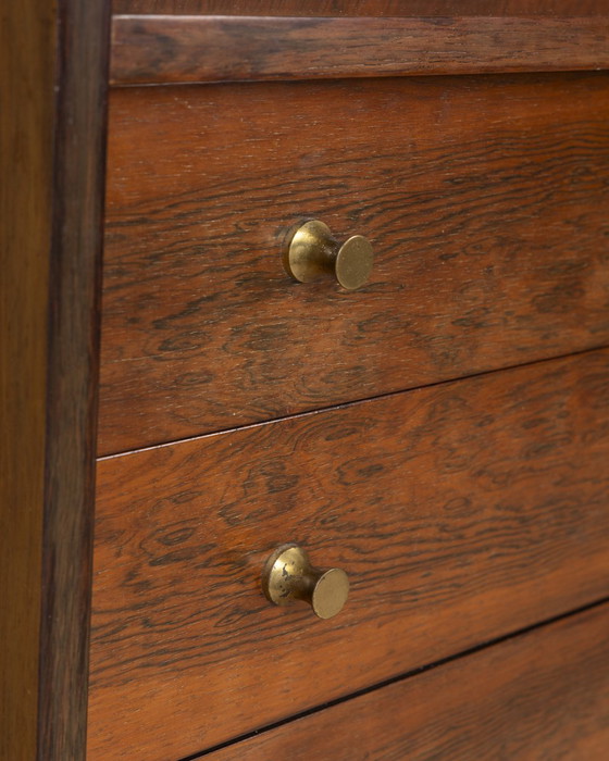 Image 1 of Buffet secret en bois vintage des années 1960 design G.Frattini pour Bernini