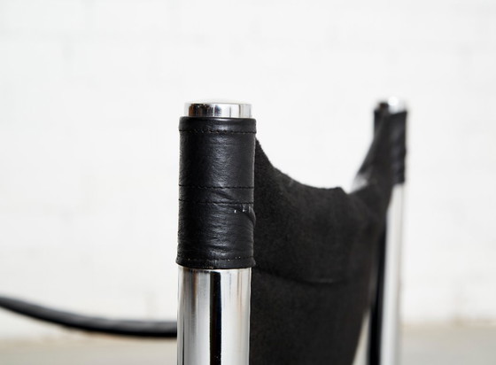 Coppia di Sedie Safari Börje Johanson per Johanson Design – Poltrone, Pelle, Metallo (photo 7 of 15)