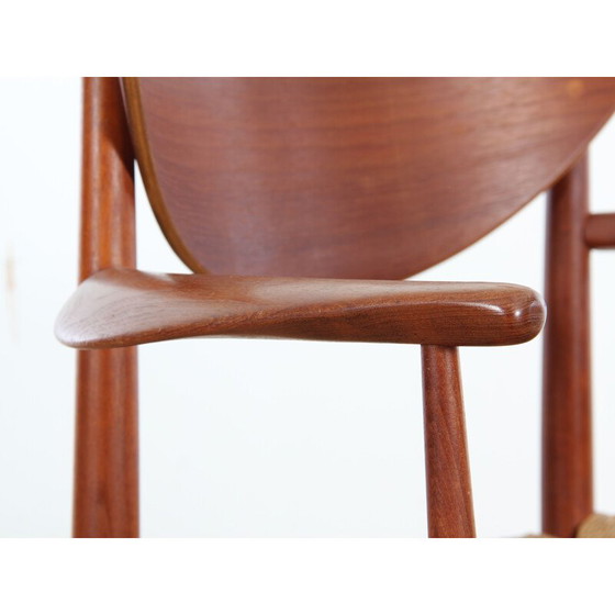 Image 1 of Pair of vintage Scandinavian teak armchairs model 317 by Peter Hvidt & Orla Mølgaard Nielsen for Søborg Møbelfabrik