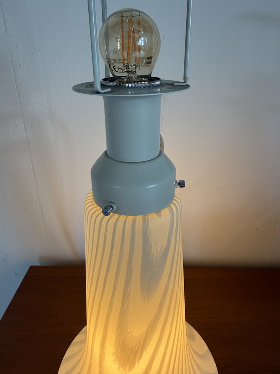 Image 1 of Lampe champignon zèbre XL vintage, Peill & Putzler '70