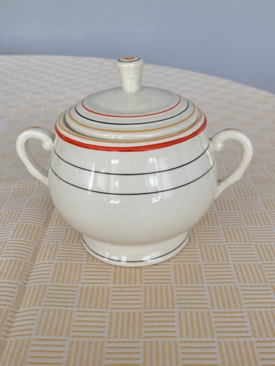 Image 1 of Service à café Art Déco, Boch Frères, vers 1930