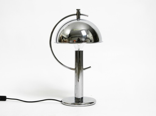 Large Exceptional 1960s Chrome Table Lamp by Gebrüder Cosack