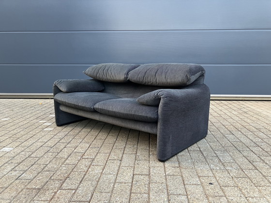 Image 1 of Cassina Maralunga 2 posti, tessuto originale ribble Top condition!!!
