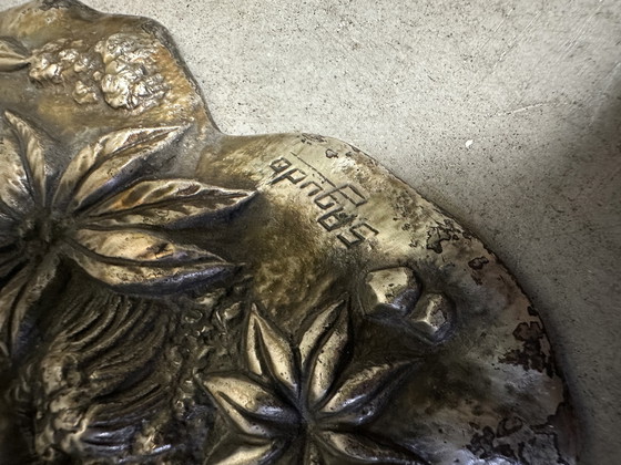 Image 1 of Vintage ‘zonnebloem’ asbak - S. Agudo