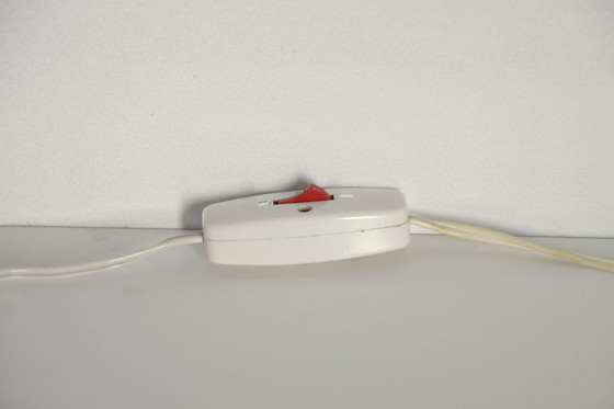 Image 1 of Tafellamp massief messing franjes 76cm jaren 1970 vintage