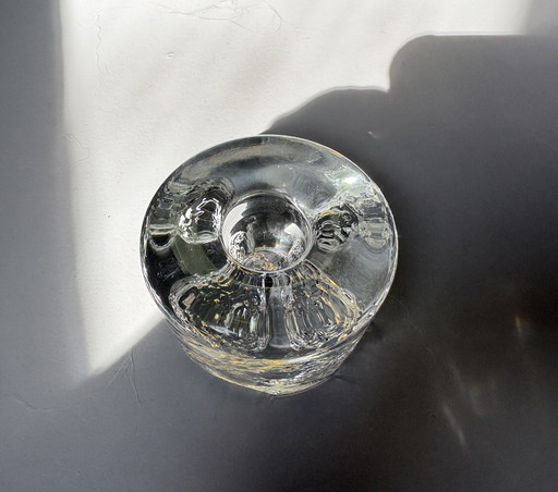 Candelabro de cristal vintage Ittala Gaissa