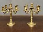 Paire de chandeliers de table. Bronze massif. – Bougeoirs et chandeliers (photo 3 of 7)