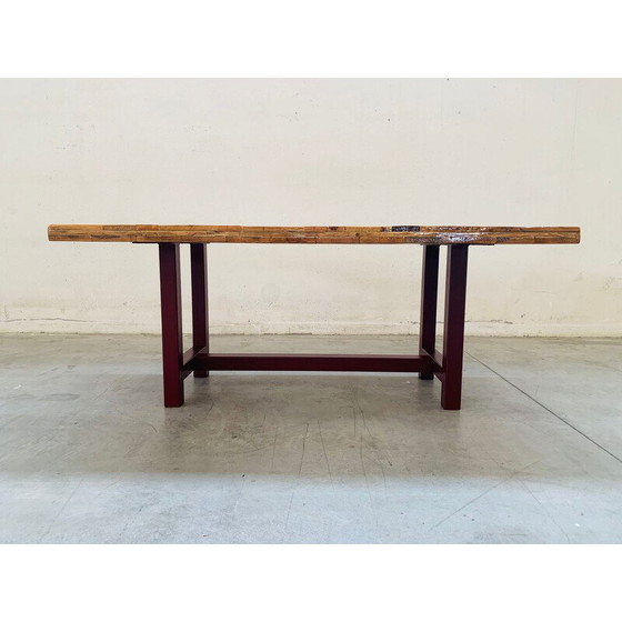 Image 1 of Vintage handmade table in recycled fir, Italy