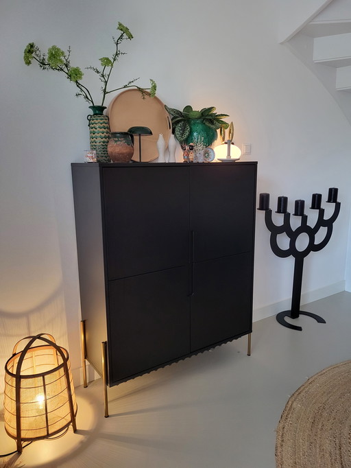 Swedish design black sideboard