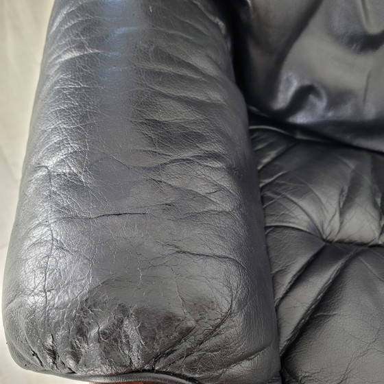 Image 1 of Göte Mobler 1960 Vintage Swivel Reclining Lounge Chair