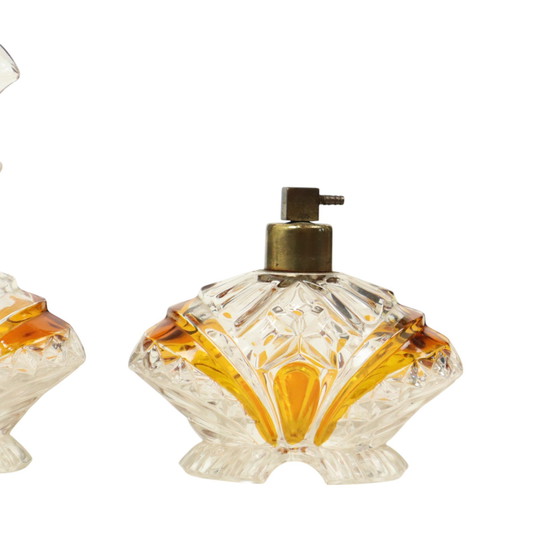Image 1 of Art Deco Style Perfume Boudoir Crystal