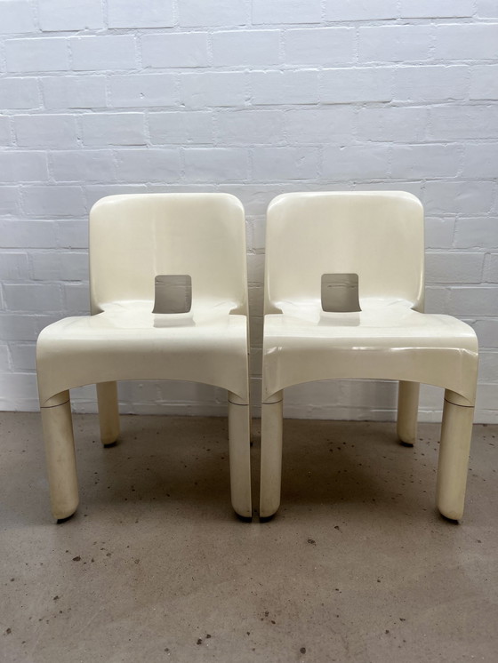 Image 1 of 2x Joe Colombo 4867 Voor Kartell