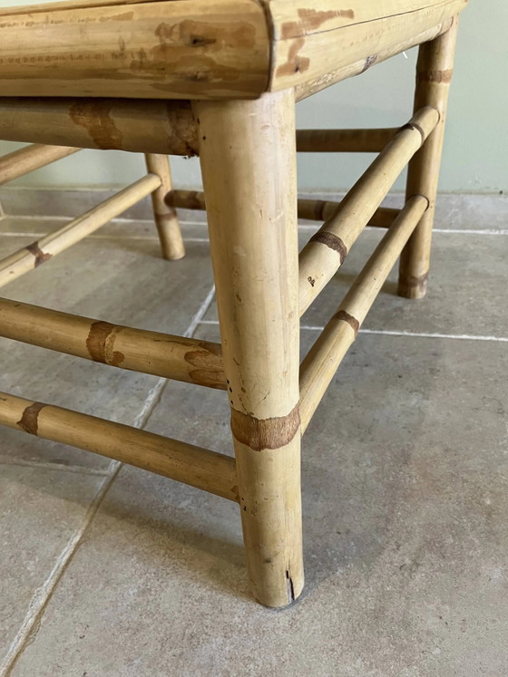 Vintage bamboo coffee table (photo 8 of 11)