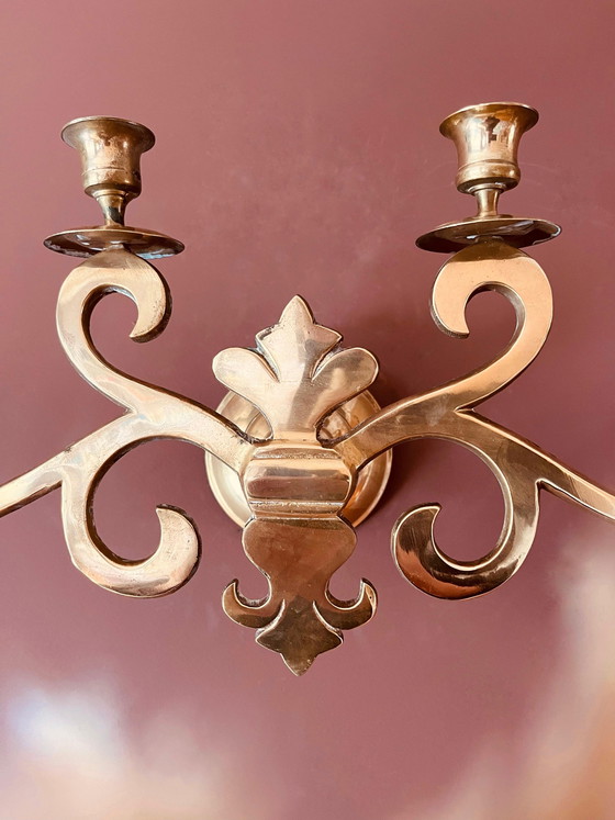 Image 1 of 💛Grande applique da parete in ottone dal design unico💛