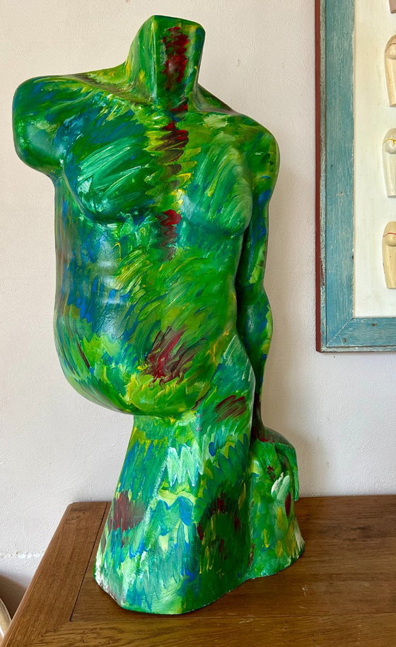 Torso maschile colorato – Sculture, Legno (photo 5 of 13)