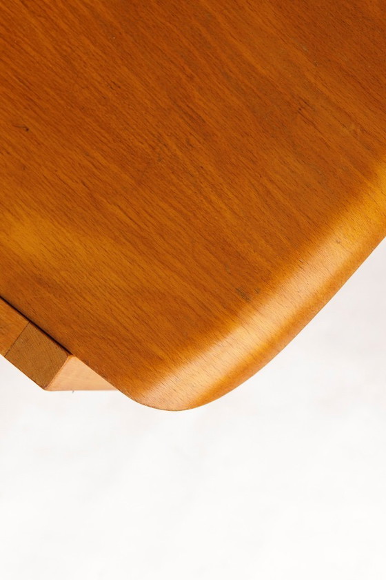 Image 1 of Ensemble de 6 chaises empilables Wilkhahn - Bois de hêtre - Allemagne 1970 - Sièges Vintage