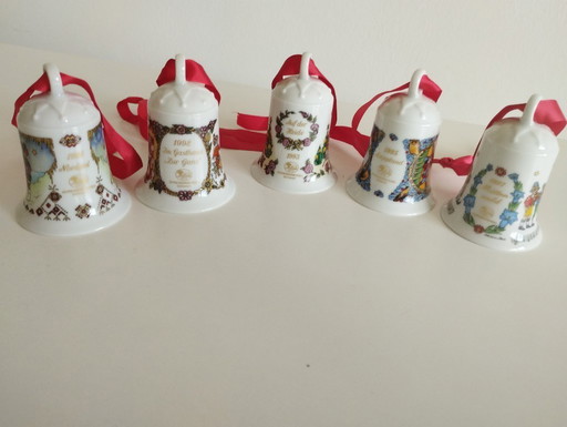 Hutschenreuther Porzellan Weihnachtsglocken 