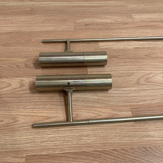 Image 1 of Paire de luminaires à suspendre 330 CM design 1960.