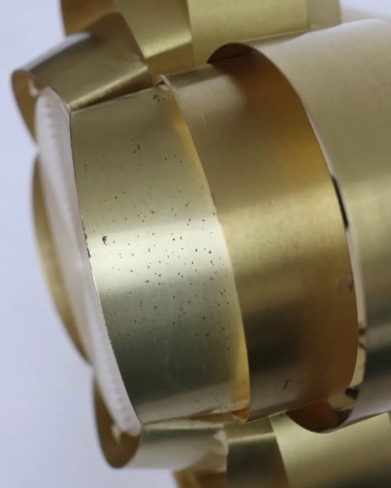 Image 1 of Vintage brass bowl lamp pendant lamp Danish design unique