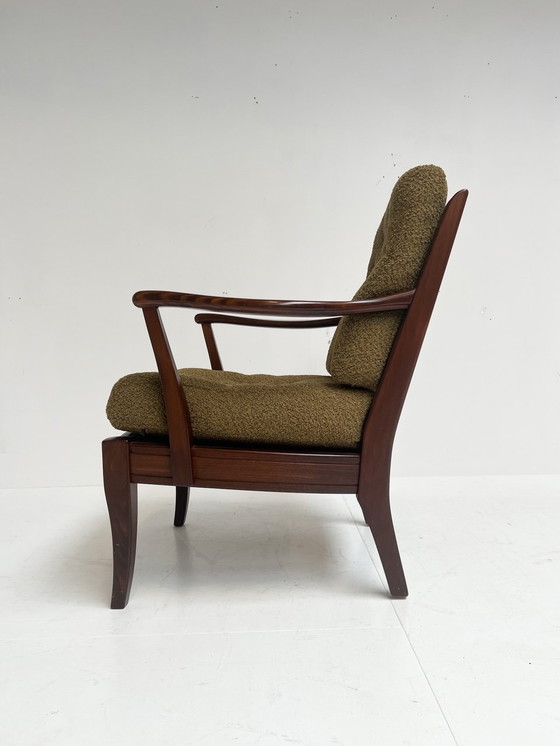 Image 1 of Neu gepolsterter schwedischer Sessel von Engens, 1970er Jahre