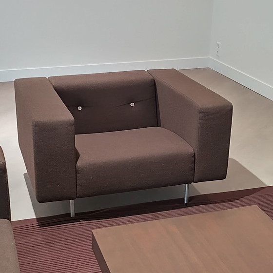 Image 1 of Zitgroep Moooi ; 2 banken 2 fauteuilles en salontafel