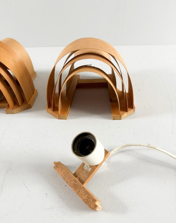 Image 1 of Hans Agne Jakobsson for Ellysett Markaryd, set of 2 wall lamps, Denmark, 1970s