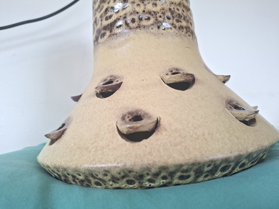 Image 1 of Vintage Swedish Boho hippie lamp with owl