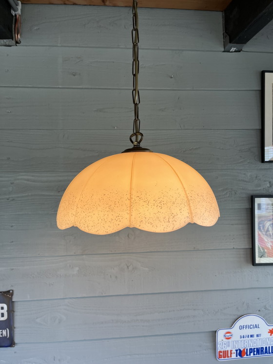Image 1 of Suspension citrouille vintage Herda Amsterdam Hollywood Regency
