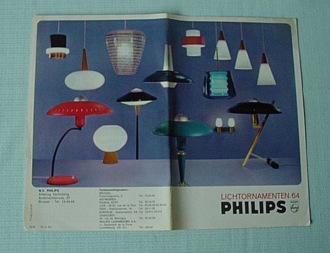 Image 1 of Louis Kalff Pendant Lamp - NG74 - Philips - Vintage